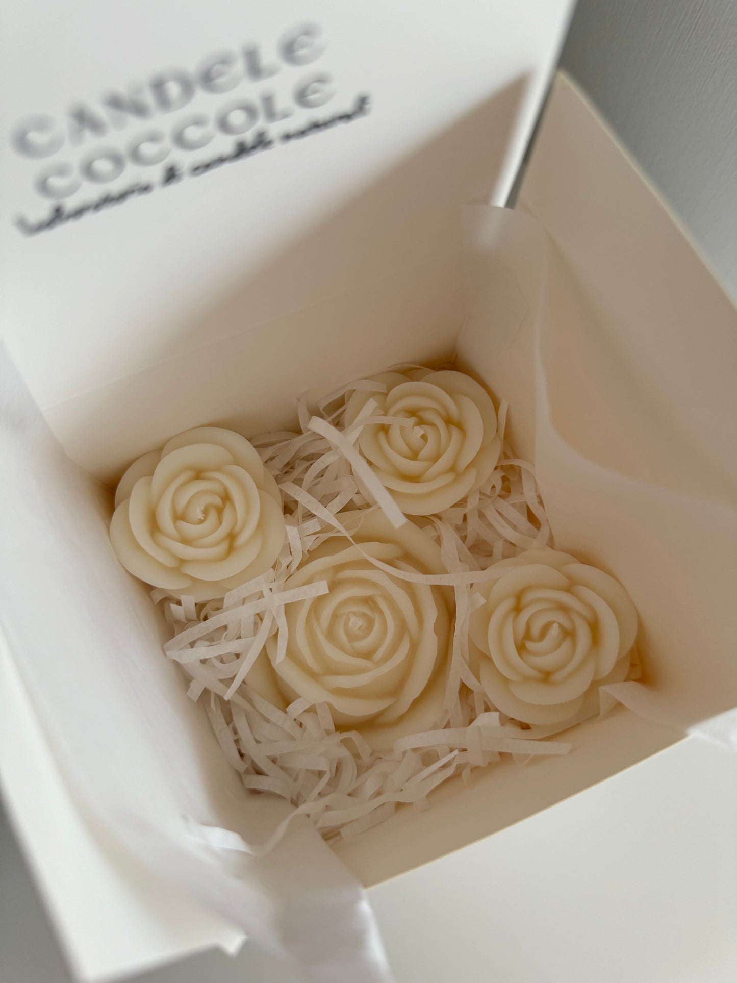 Candela fiore Rosa Piccola