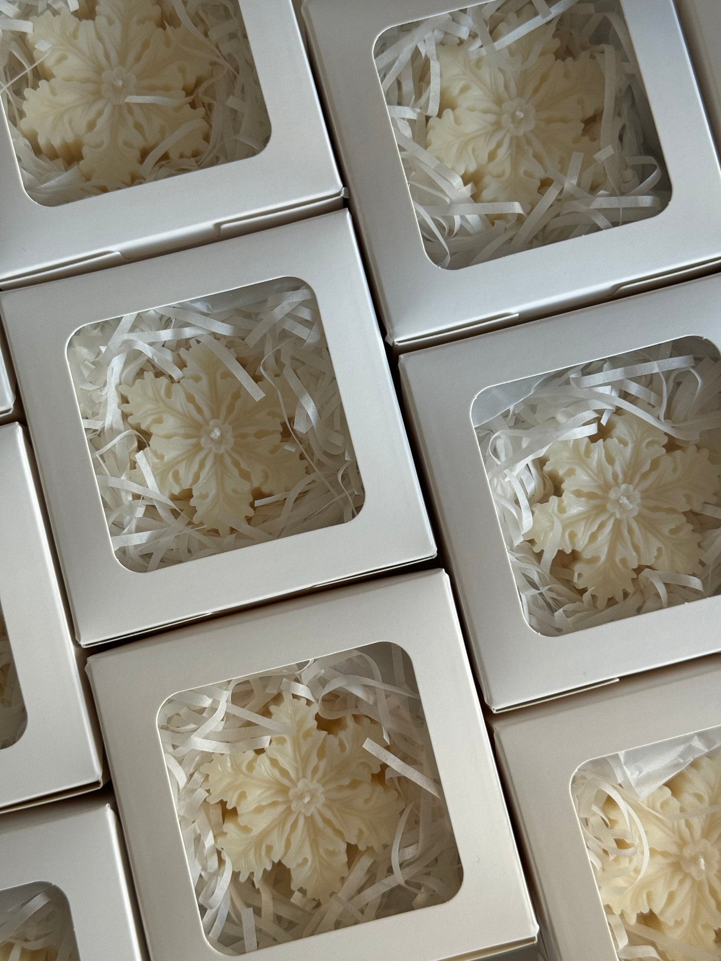 Candela Natalizia Fiocco di Neve