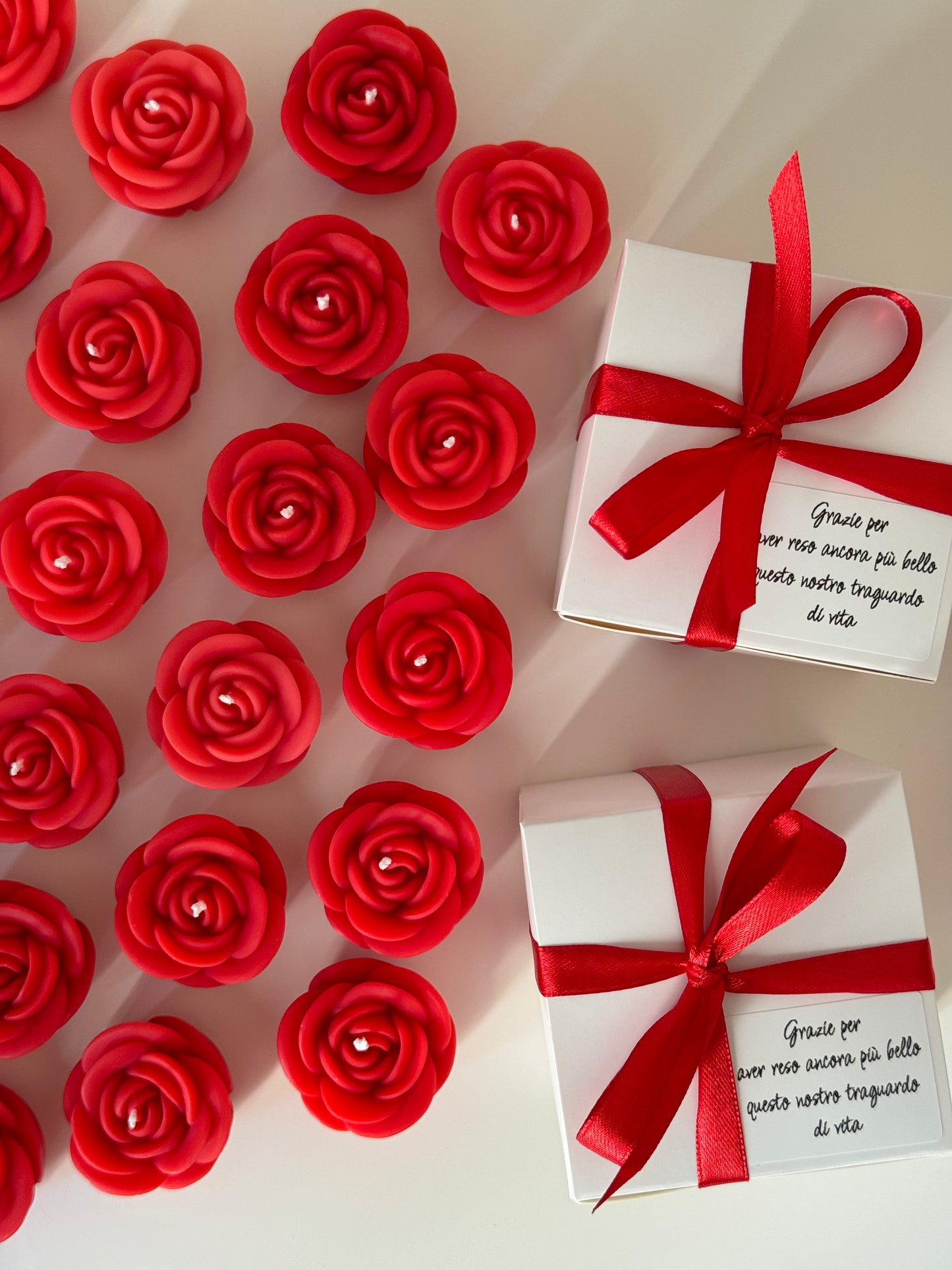 Candela fiore Rosa Piccola