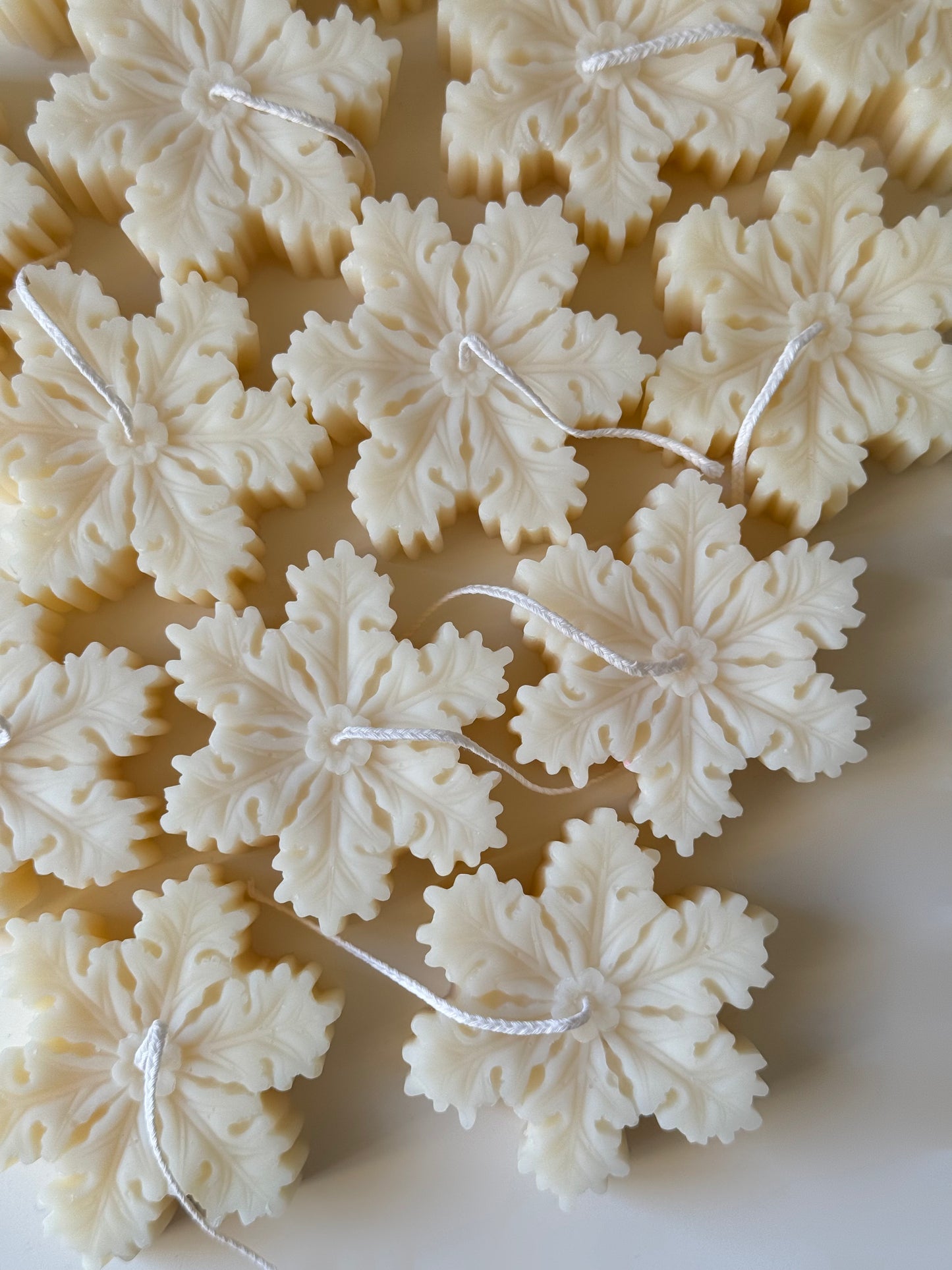 Candela Natalizia Fiocco di Neve