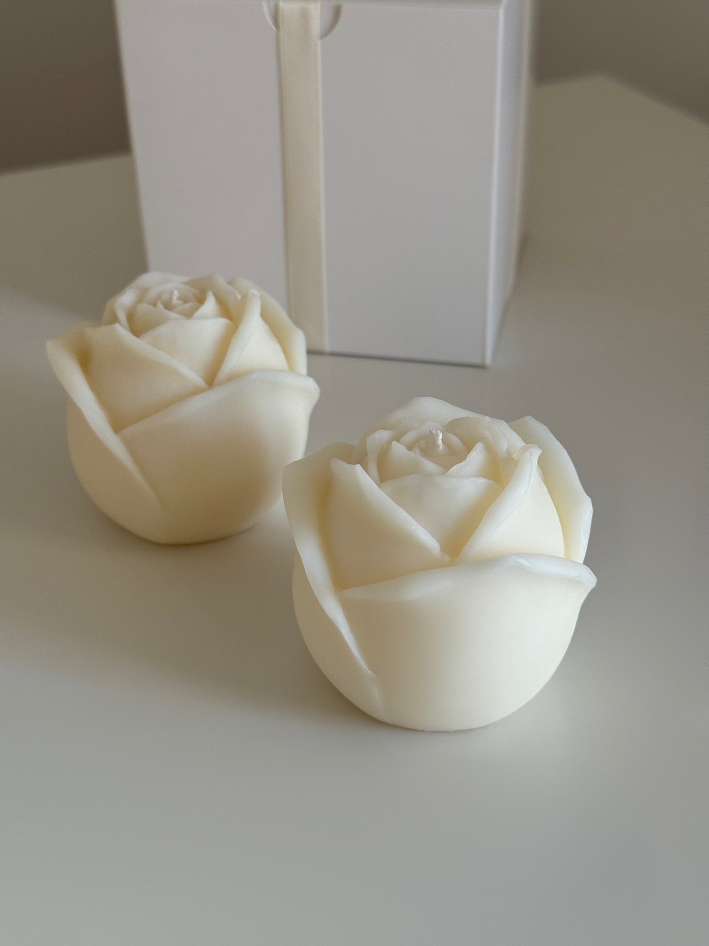 Candela fiore Rosa Bocciolo