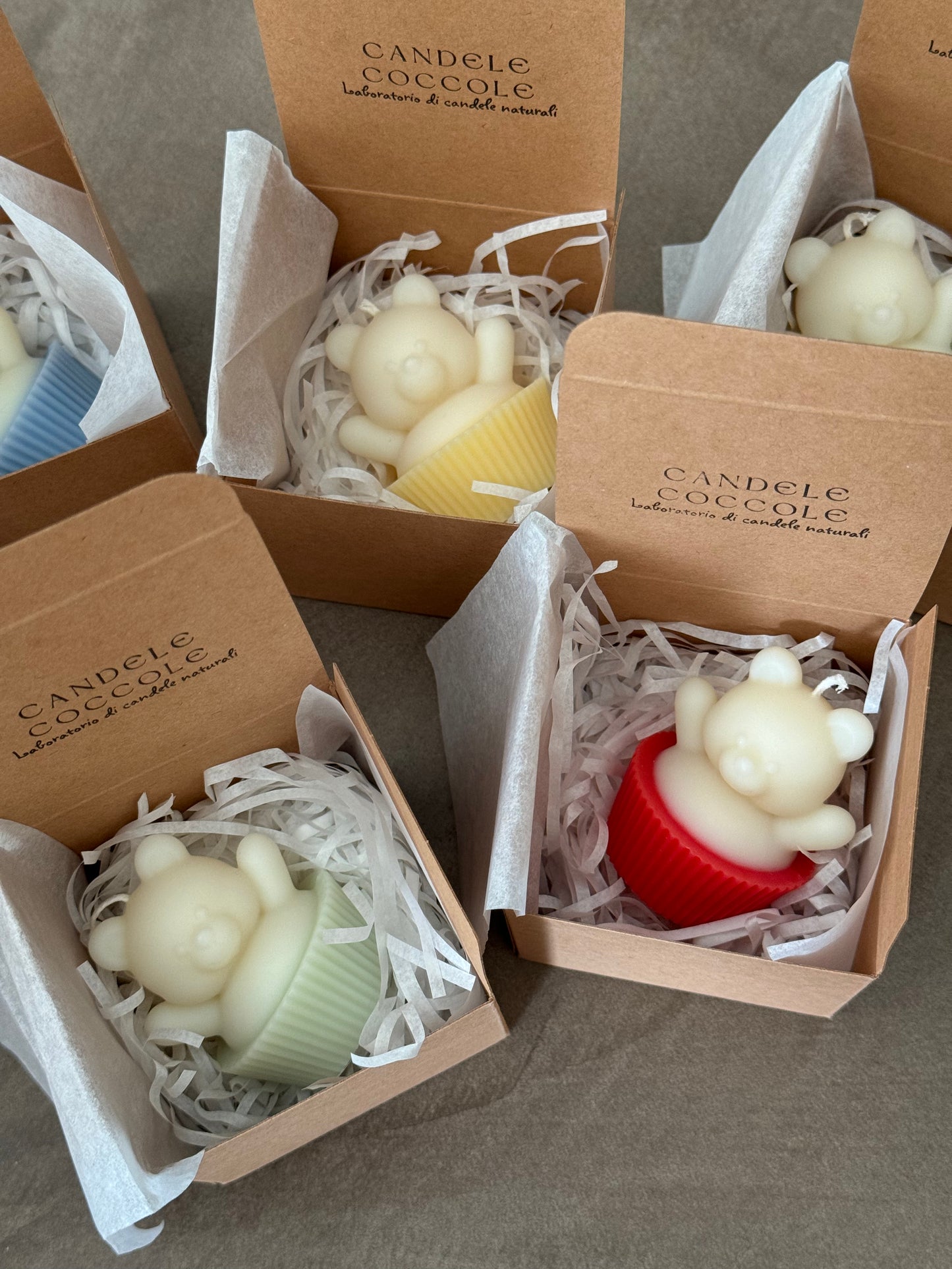 Candela orsetto Felice